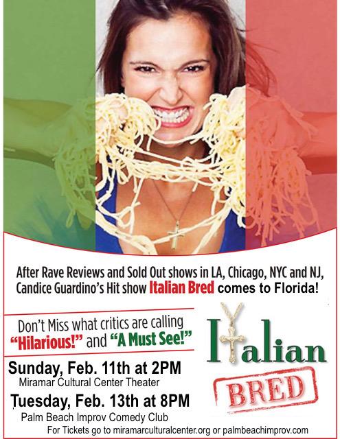 Italian Bred off Broadway Show comes to Florida