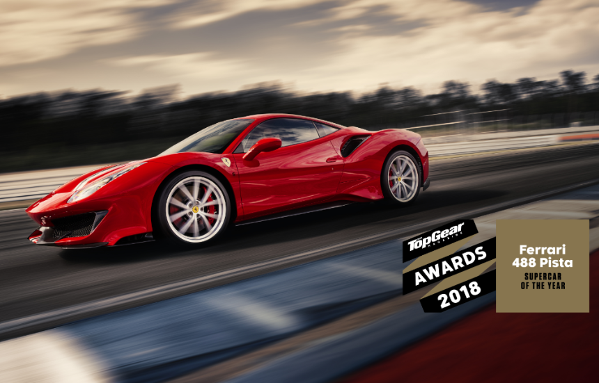 Ferrari 488 Pista - Supercar of the Year - Mondo Italiano Magazine / Luxury Chamber Media Group November 2018