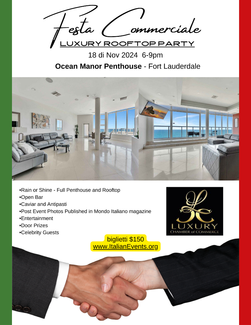 Festa Commerciale Italiano - Ocean Manor Penthouse