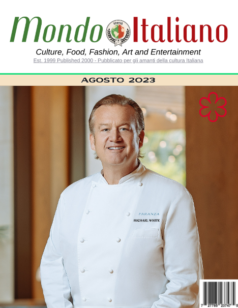 Free Subscription to Mondo Italiano - Mike White on Cover August 2023 issue