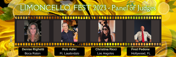 Limoncello King Judges 2023 - Fred Pedone, Christina Ricci, Denise Righetti and Rob Adler